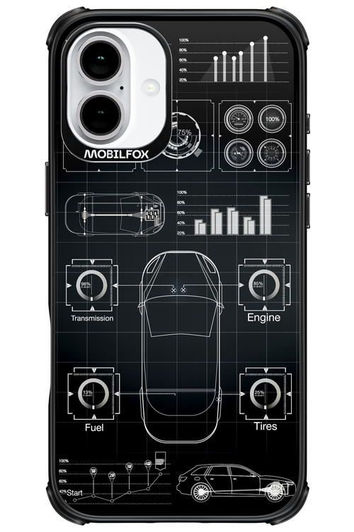 Cyber Grid 2.0 - Apple iPhone 16 Plus