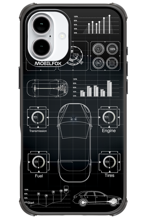 Cyber Grid 2.0 - Apple iPhone 16 Plus