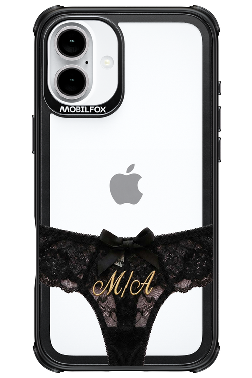 Black Panties Transparent 2.0 - Apple iPhone 16 Plus
