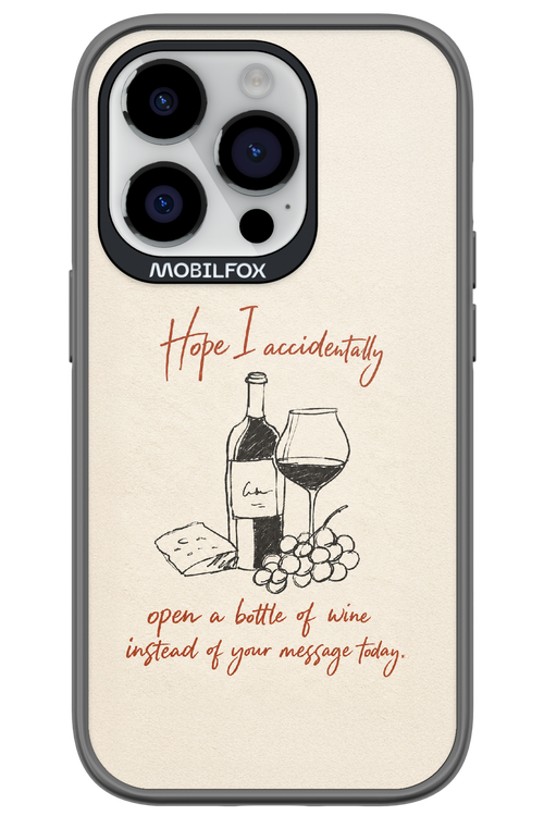 Bottle of wine 2.0 - Apple iPhone 14 Pro