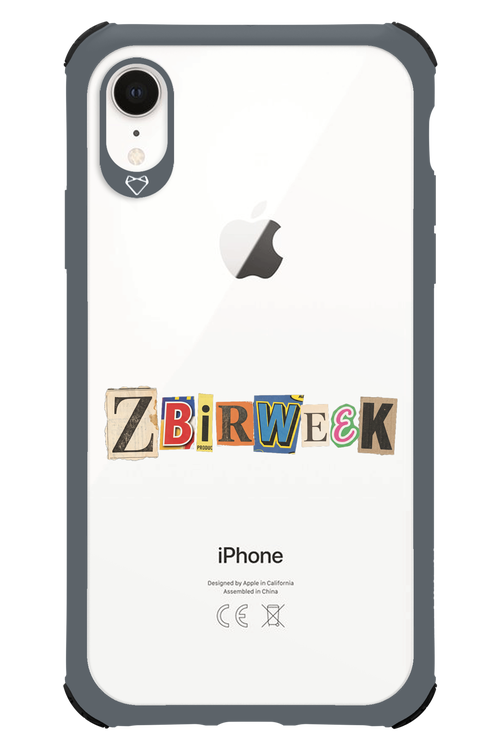 Zbirweek (transparent) 2.0 - Apple iPhone XR