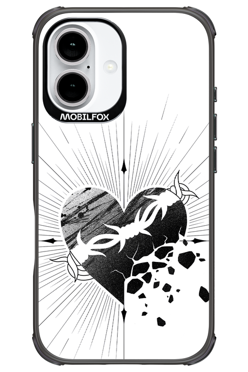Fekete Szív - Apple iPhone 16