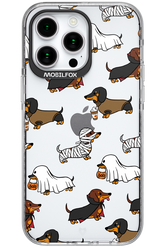 Scary Dachshund (Transparent) - Apple iPhone 15 Pro Max