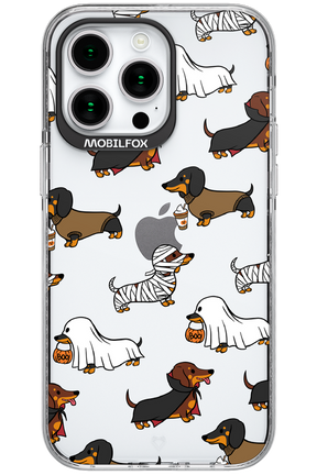 Scary Dachshund (Transparent) - Apple iPhone 15 Pro Max
