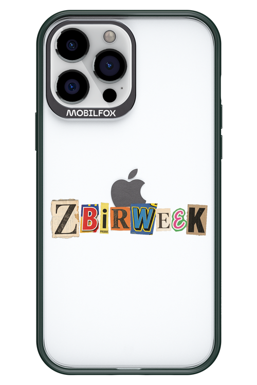 Zbirweek (transparent) 2.0 - Apple iPhone 13 Pro Max