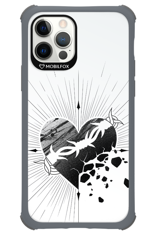 Fekete Szív - Apple iPhone 12 Pro