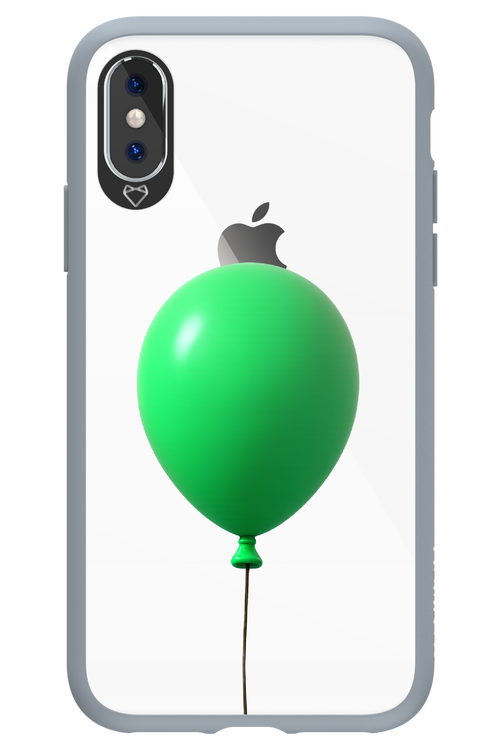 Green Balloon - Apple iPhone X