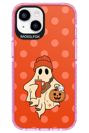 Ghost Girl (Orange) - Apple iPhone 14
