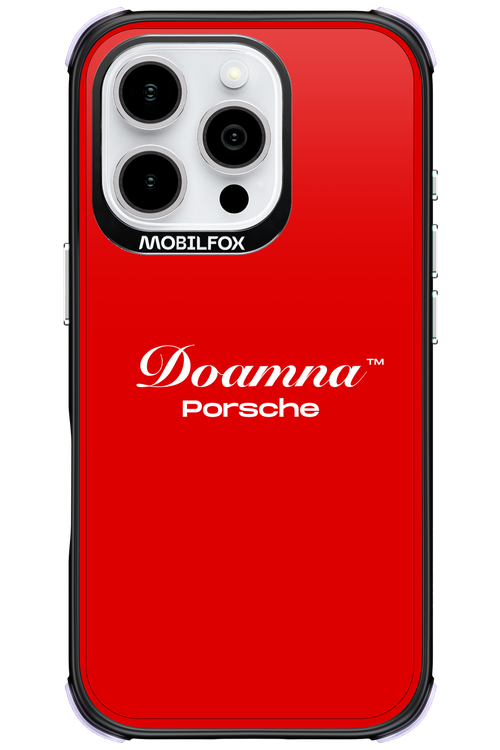 Doamna Porsche (red) - Apple iPhone 16 Pro