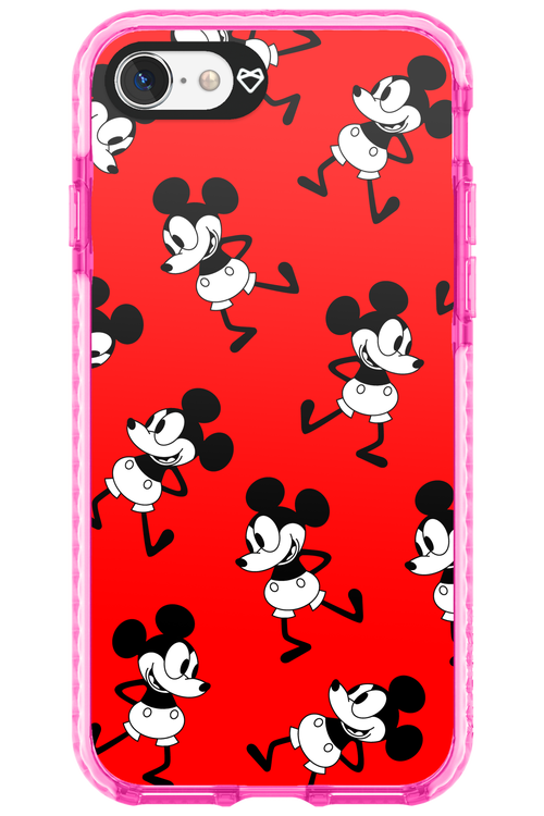 Iconic Mouse (red pattern) - Apple iPhone 7