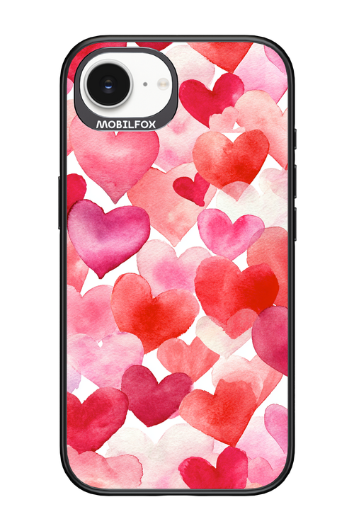 Water Painted Heart - Apple iPhone 16e