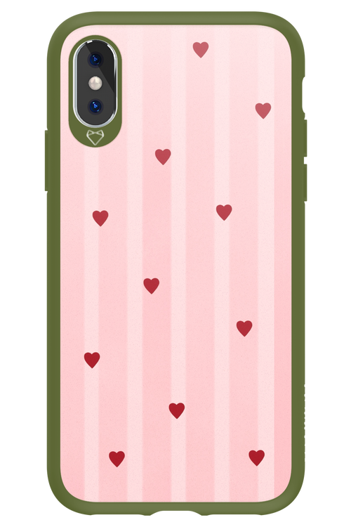 Red Little Hearts 2.0 - Apple iPhone X