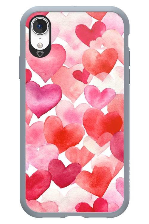 Water Painted Heart 2.0 - Apple iPhone XR