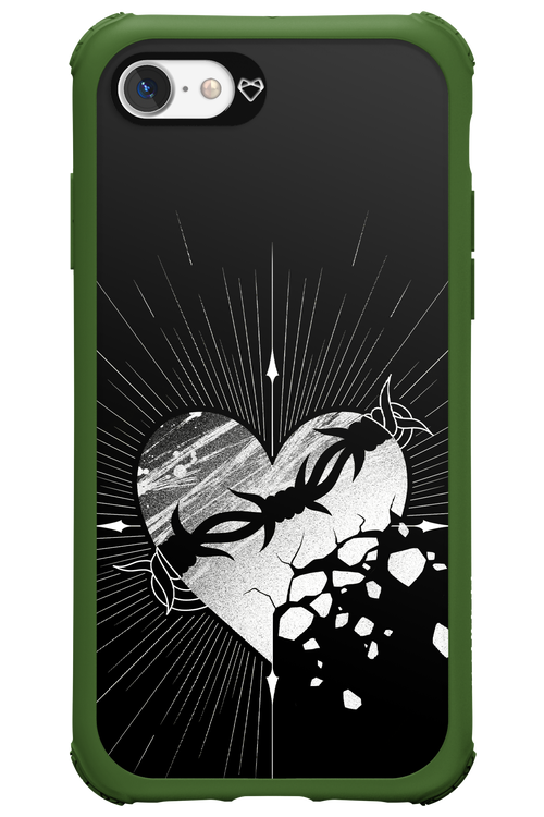 Fehér Szív - Apple iPhone 7