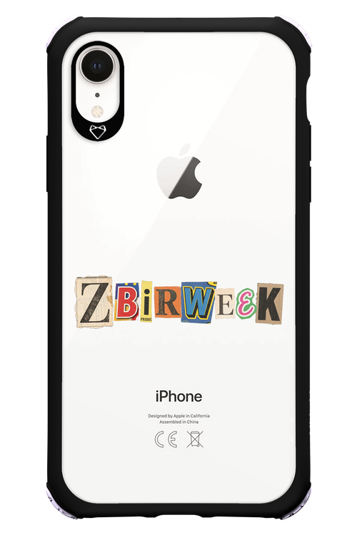 Zbirweek (transparent) 2.0 - Apple iPhone XR