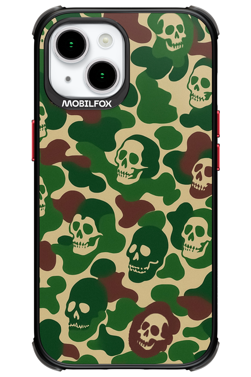 Camo Skull - Apple iPhone 15