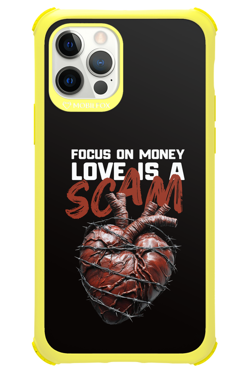 Focus on money, love is a scam - Apple iPhone 12 Pro