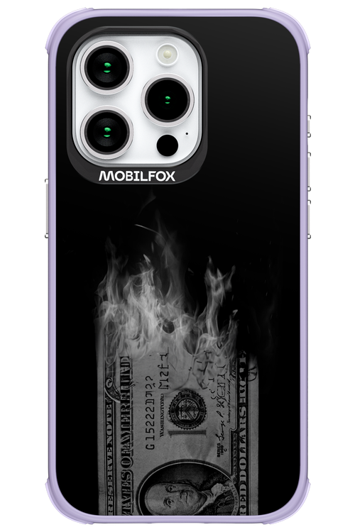 Money Burn B&W 2.0 - Apple iPhone 15 Pro