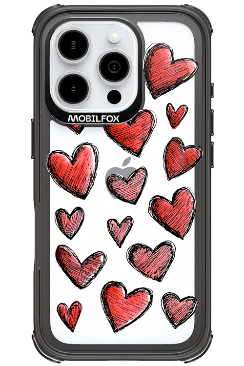 Red Love Transparent 2.0 - Apple iPhone 16 Pro