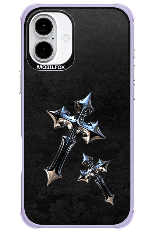 Chrome Crosses - Apple iPhone 16 Plus
