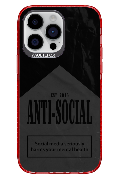 ANTI-SOCIAL (BLVCK) 2.0 - Apple iPhone 14 Pro Max