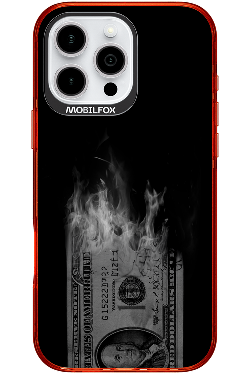 Money Burn B&W 2.0 - Apple iPhone 16 Pro Max