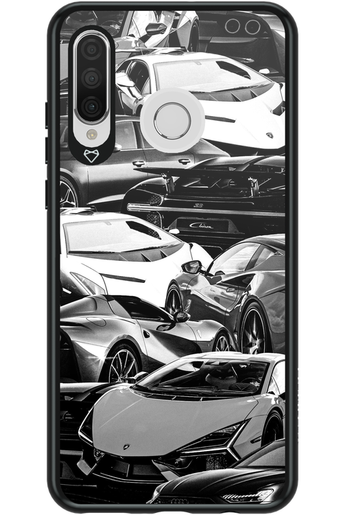 Car Montage Black - Huawei P30 Lite