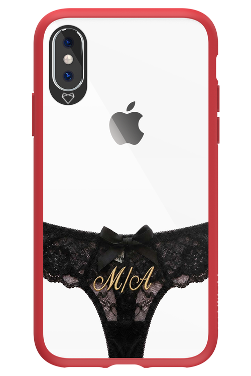 Black Panties Transparent 2.0 - Apple iPhone X