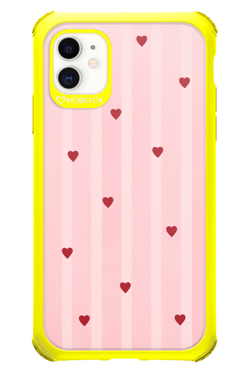 Red Little Hearts 2.0 - Apple iPhone 11