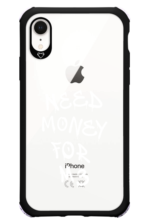 Need M3 Transparent White - Apple iPhone XR