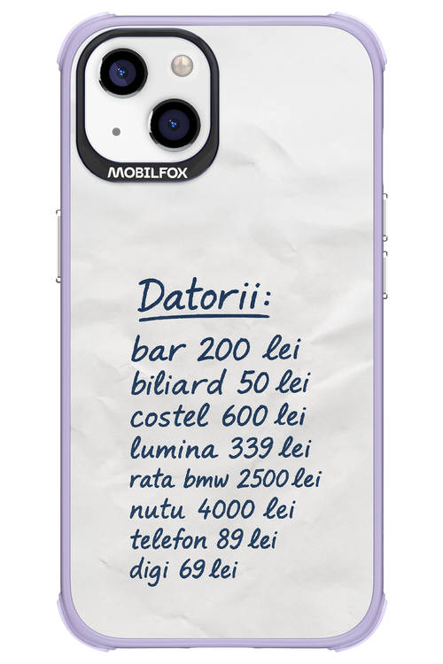 The List - Apple iPhone 13