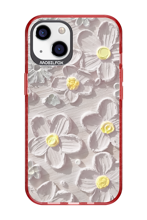 White Flowers - Apple iPhone 13