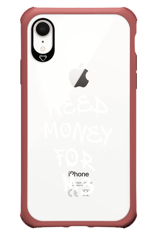 Need M3 Transparent White - Apple iPhone XR