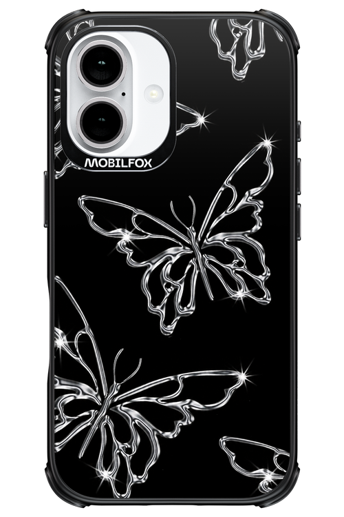 Silver Butterfly 2.0 - Apple iPhone 16