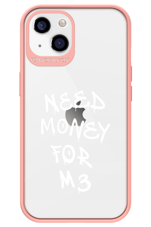 Need M3 Transparent White - Apple iPhone 13