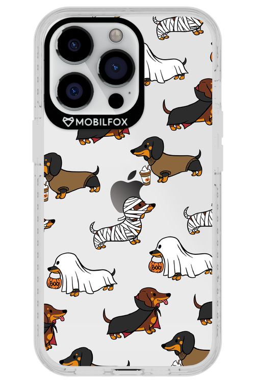 Scary Dachshund (Transparent) - Apple iPhone 13 Pro