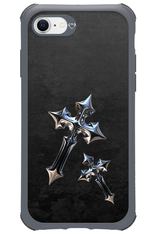 Chrome Crosses - Apple iPhone SE 2022