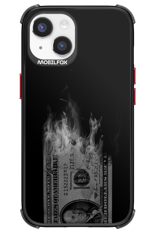 Money Burn B&W 2.0 - Apple iPhone 14