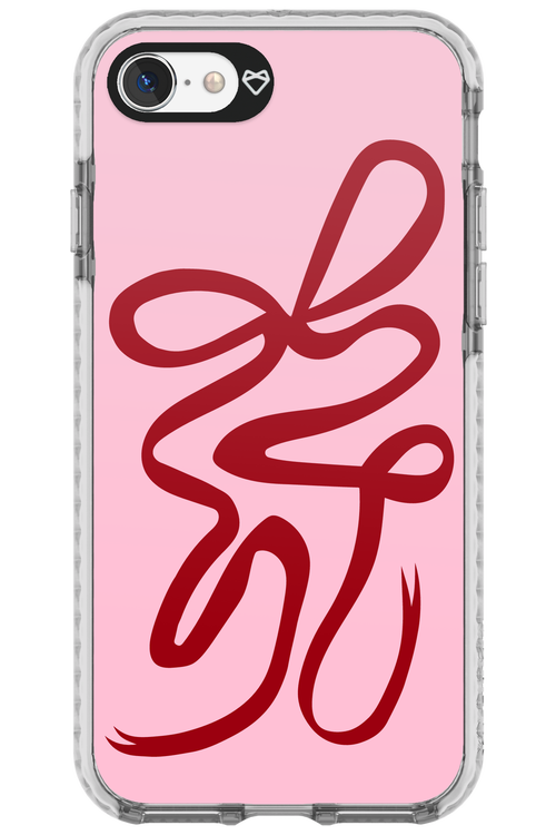 Burgundy Bow - Apple iPhone 7