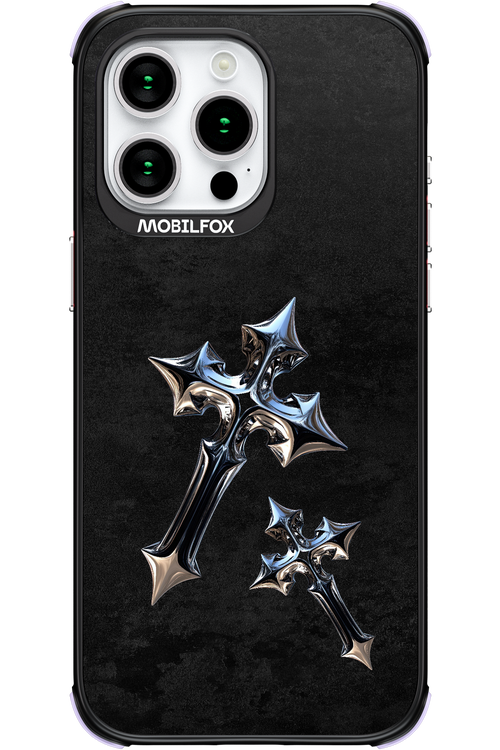 Chrome Crosses 2.0 - Apple iPhone 15 Pro Max