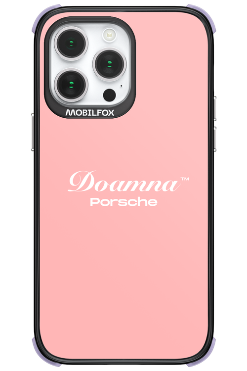 Doamna Porsche (pink) - Apple iPhone 14 Pro Max
