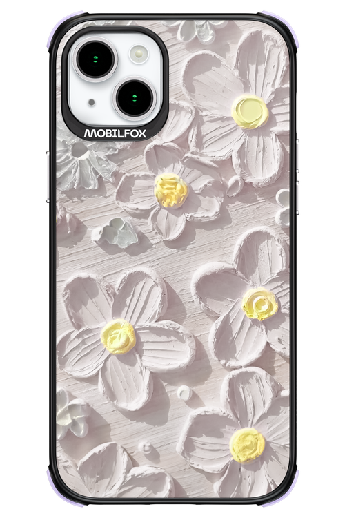 White Flowers 2.0 - Apple iPhone 15 Plus