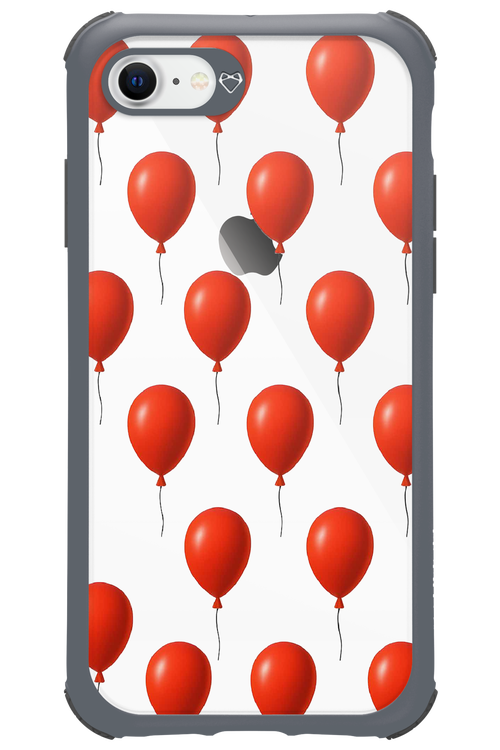 Red Balloons - Apple iPhone 8