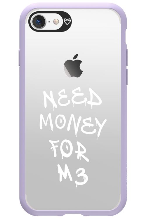Need M3 Transparent White - Apple iPhone 7