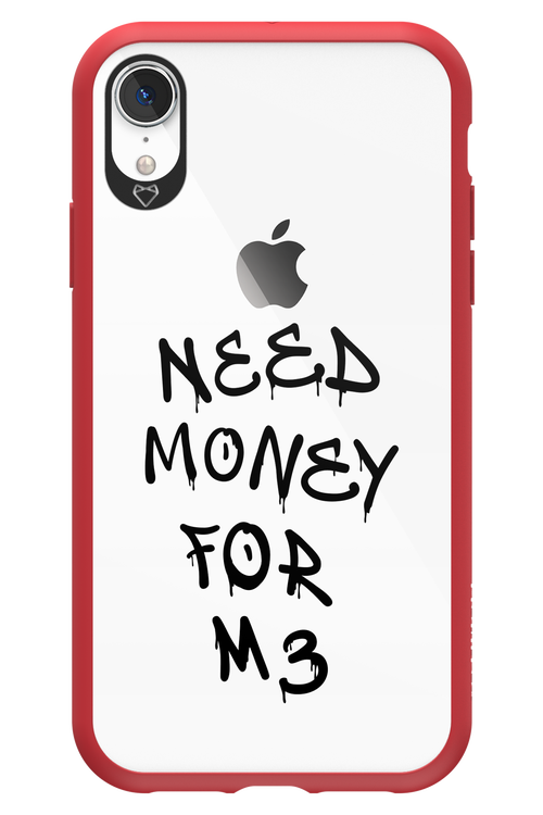 Need M3 Transparent Black - Apple iPhone XR
