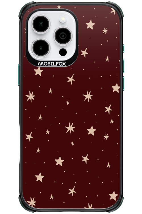 Burgundy Stars - Apple iPhone 16 Pro Max