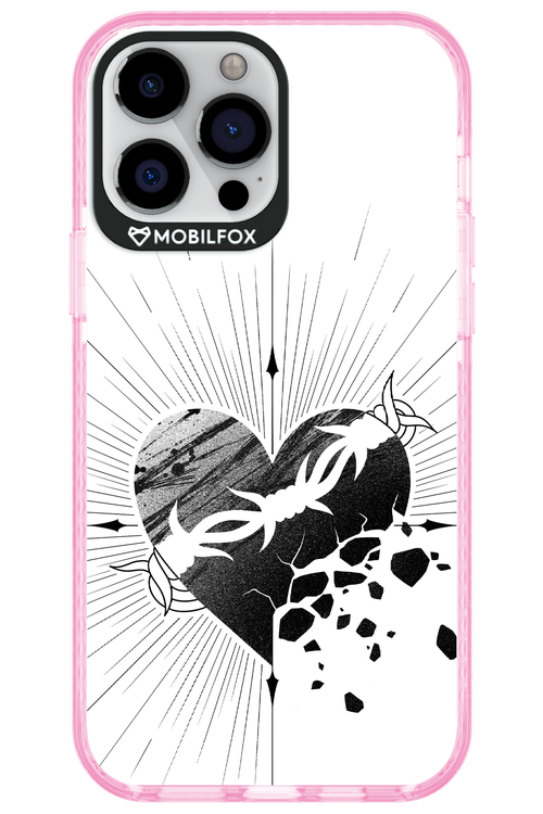 Fekete Szív - Apple iPhone 13 Pro Max