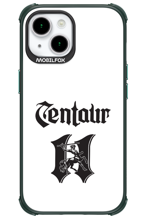 Centaur Logo White 2.0 - Apple iPhone 15