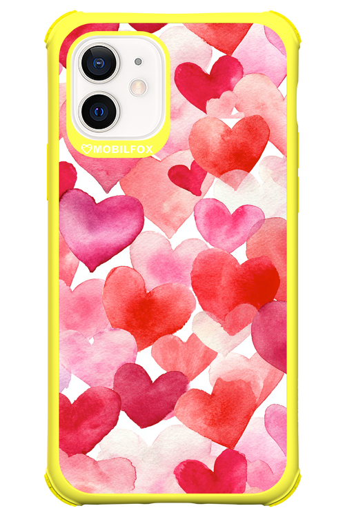 Water Painted Heart 2.0 - Apple iPhone 12