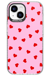 Sprinkle Heart Pink - Apple iPhone 15